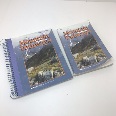 Mountain Pathways A Beka Book 2001 Trade Paperback Student & Teacher Edition lot