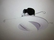Halo RA 5 in. and 6 in. White Integrated LED Recessed Ceiling Light 2PK