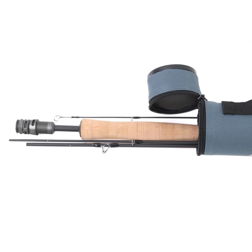 2WT 7'6'' 4Pcs Fly Fishing Rods Light Weight Medium-Fast Graphite Fly ...