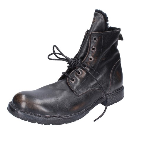 shoes men MOMA ankle boots black leather VINTAGE EX828 eBay