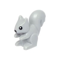 Lego Animal City Hellblauer Grauer EichhöRnchen Minifigur