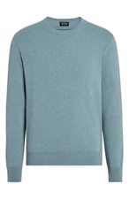 ZEGNA Oasi Cashmere Sweater, Light Avio Blue, Size 40 R (50 EU) NWOT - $1,390
