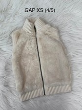 Gap Kids Faux Fur Knit Vest XS 4/5 EUC
