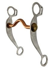 Showman Aluminum Bit w/ Copper Port Mouth