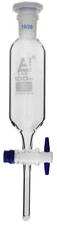 Dropping Funnel 100ml - Stopper, Socket 19/26, PTFE Key Stopcock - Eisco Labs