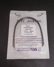 Dental Orthodontic Super Elastic Wire Niti Round Arcos Arch Wires Natural Form