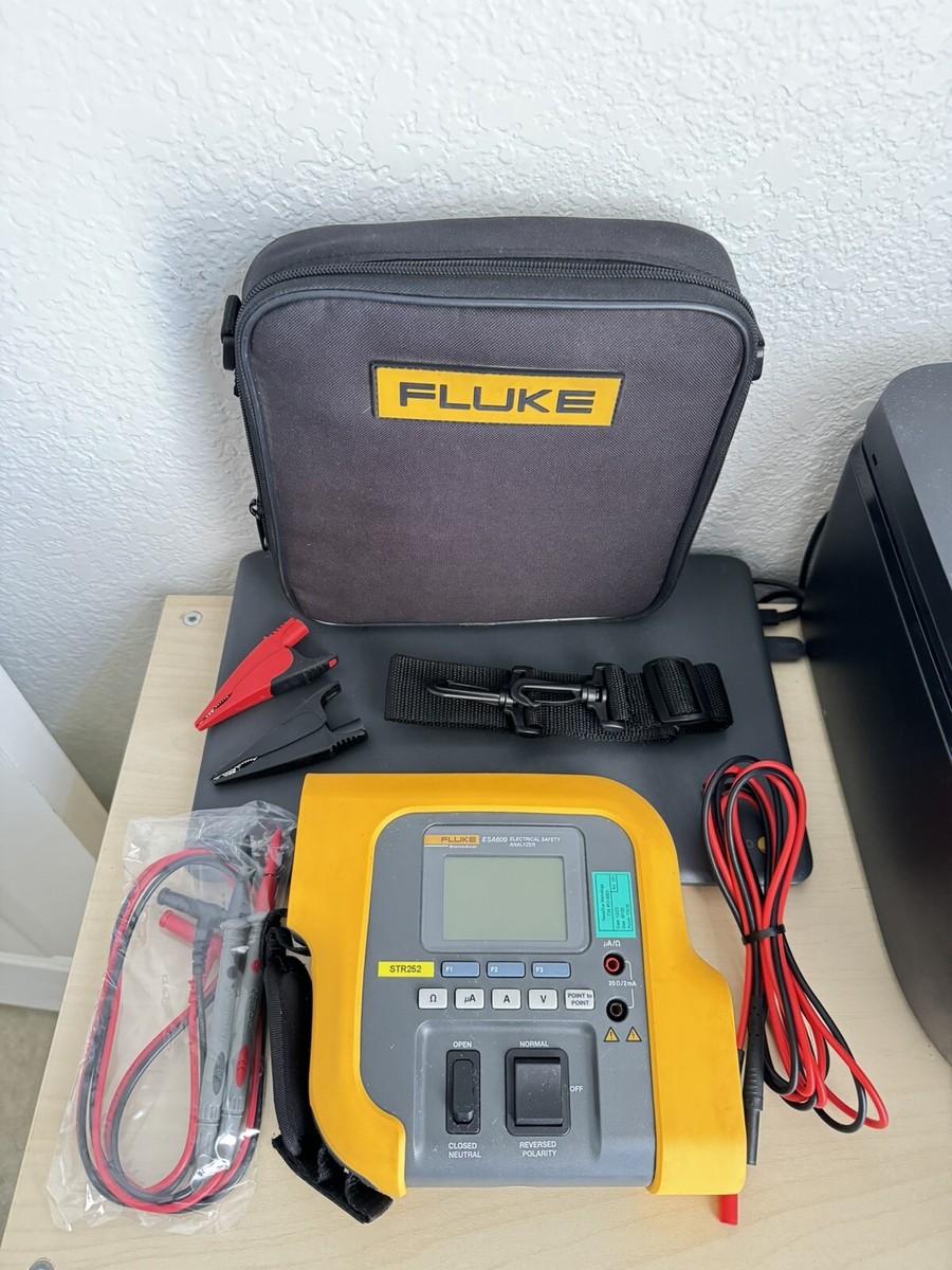 FLUKE ESA609 ELECTRICAL SAFETY ANALYZER /CALIBRATED 2025 - FREE