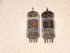 2 x 5751 (12ax7) RCA Tubes*O-getter*Super Strong Matched Pair*Black Plates*#4