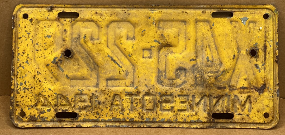 その他 mn ORIGINAL WW-11 1944 MINNESOTA LICENSE PLATE ( X 45-229 ) | eBay