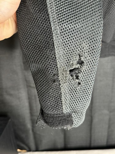 Harley Davidson Jacket Mens Medium Tall Black Gray Bar Shield Mesh Riding - Picture 4 of 13