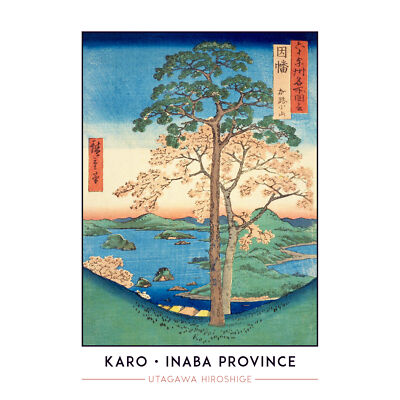 Provinz Inaba Hiroshige japanische klassische Sammlung Leinwand Poster Druck Kunst