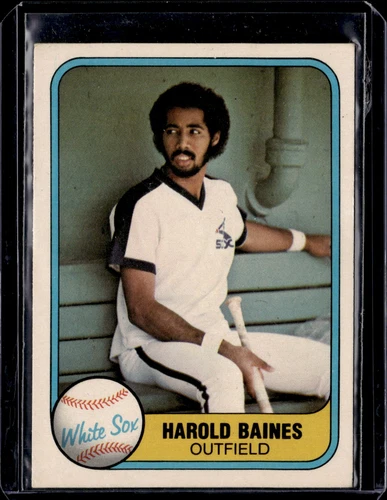 Harold Baines 1981 Fleer #346 Chicago White Sox