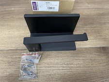 ICO Bath V3055 Volkano Cinder Wall Mounted Euro Toilet Paper Holder, Matte Black