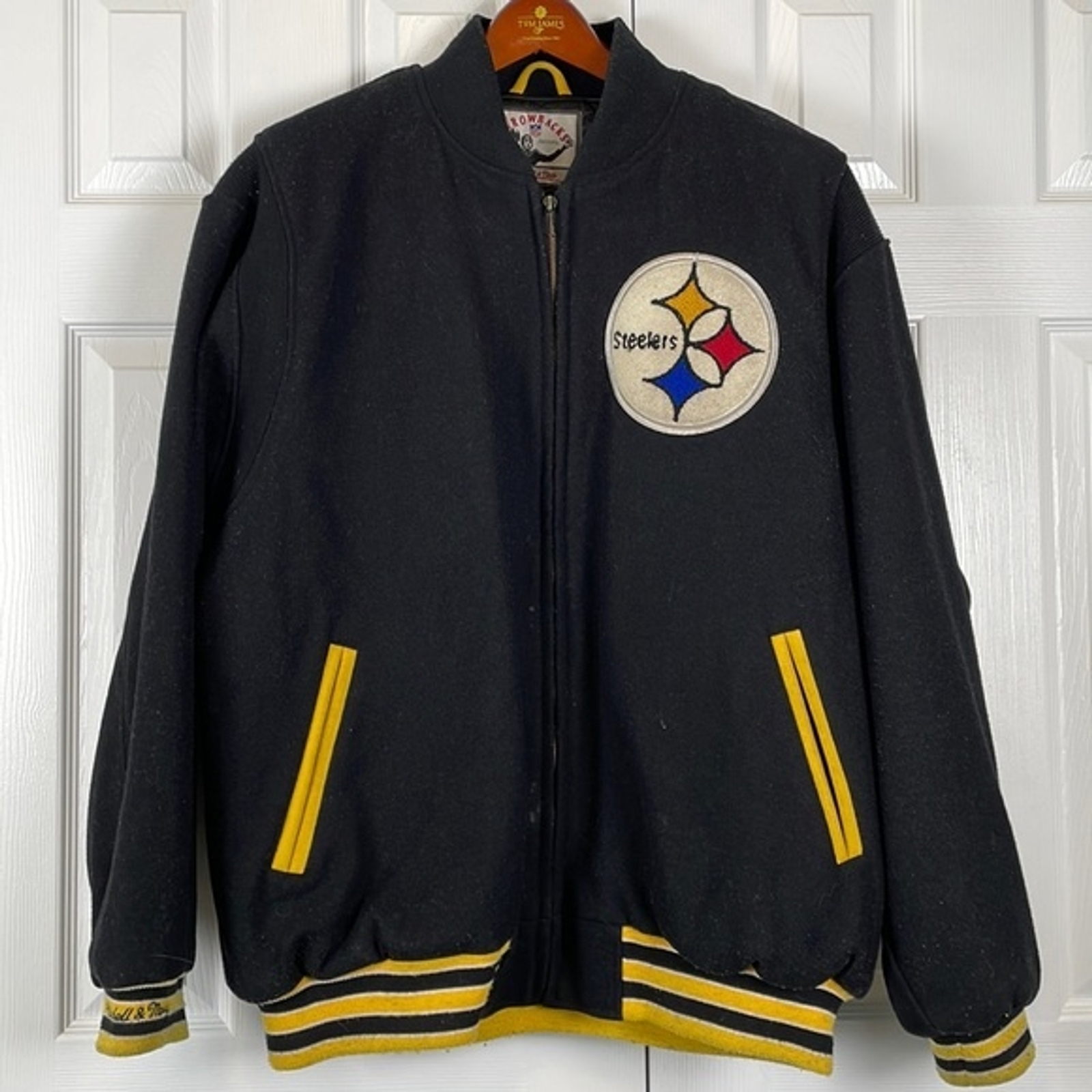 Mitchell & Ness Vintage Throwback Steelers Wool V… - image 1