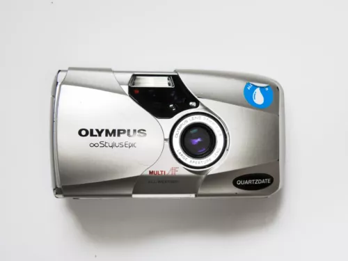 Olympus Stylus Epic MJU II DLX 35mm Camera w/ 35mm f2.8 Lens - Tested
