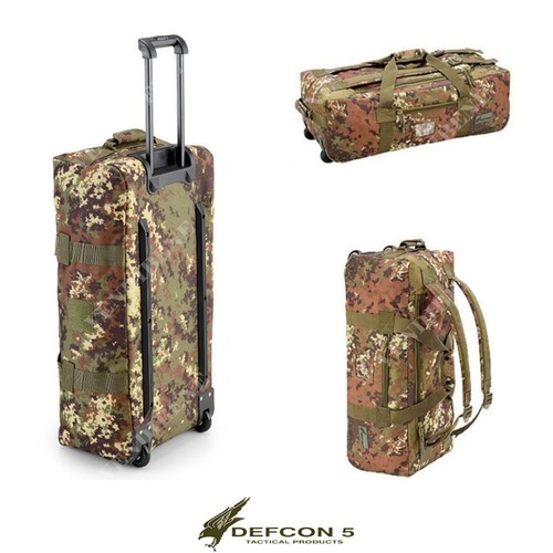 BORSONE TROLLEY ZAINO MILITARE VIAGGIO 70LT MIMETICO VEGETATO DEFCON 5  D5-XY003 | eBay