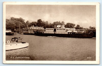 POSTKARTE FARRINGFORD P V FÄHRE BOOT SCHIFF 10W RA 8337