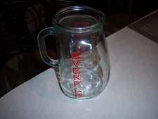 VTG NEAT!! RETRO HTF UNIQUE EVENFLO BABY FORMULA GLASS  MIXER PITCHER