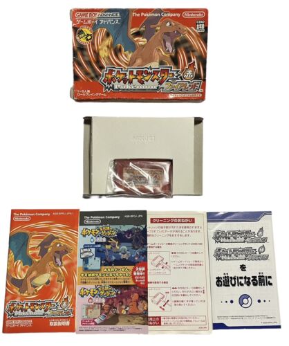 Nintendo Gameboy Advance Pokemon Ruby & Fire Red Japan set GBA - Picture 3 of 7