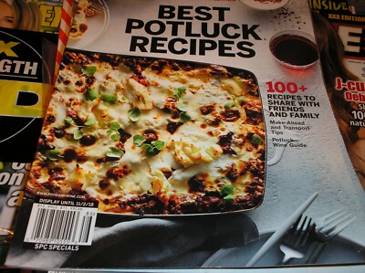 FOOD & WINE presents  BEST POTLUCK RECIPES  magazine   100 + recipes  2018  J-15
