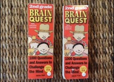 Brain Quest 2nd Grade 1000 Questions Answers Decks 1  2 Ages 7-8 