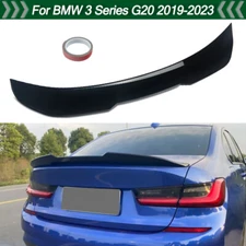 For BMW G20 330i 2019-2023 Gloss Black Duckbill PSM Style Trunk Spoiler Wing Lip