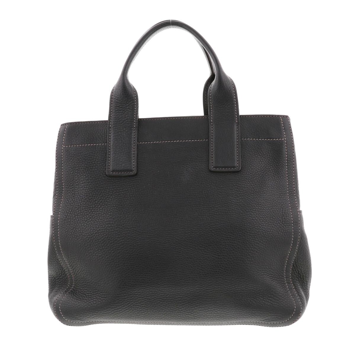 Miu Miu 2Way shoulder bag VITELLO CARIBU Black leather