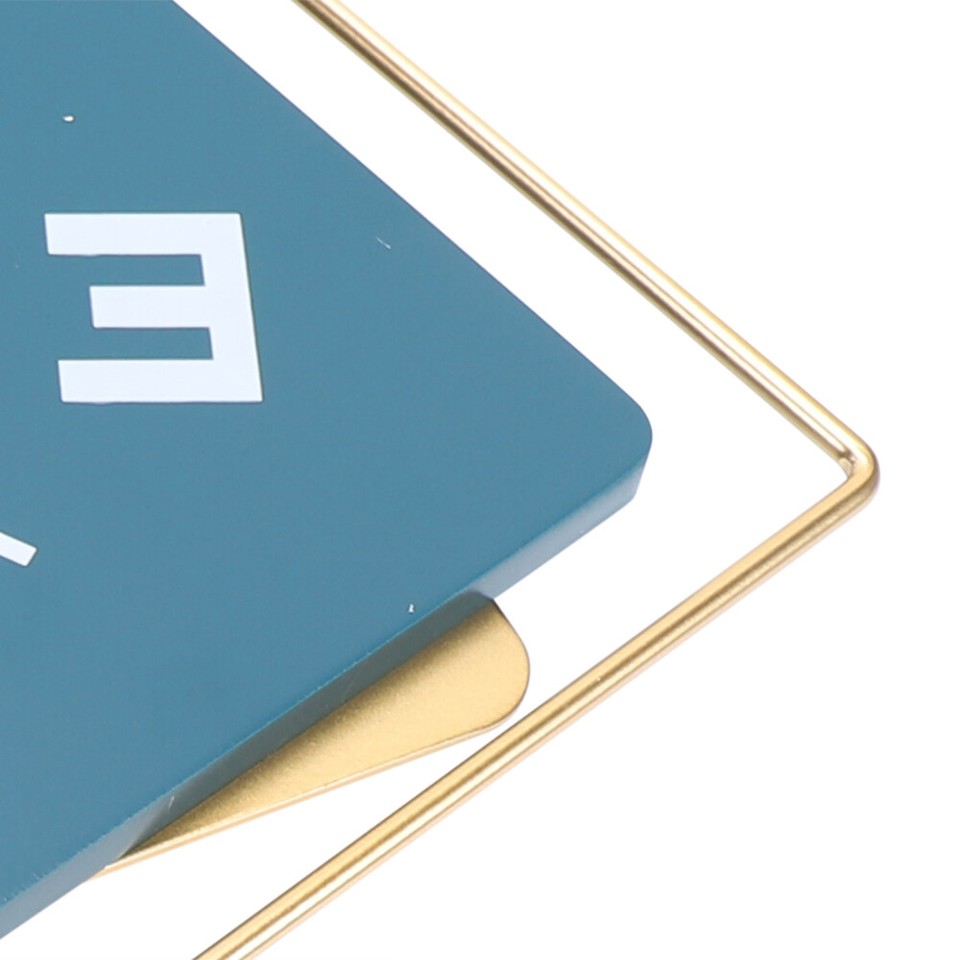 Modern Metal Large Wall Clock Silent Digital Hanging Wall Clock Home