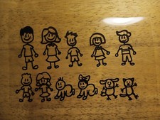 Stick Figure Family Decals Stick Figure Family Decals