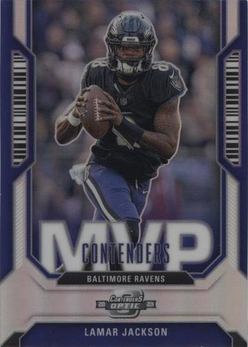 2023 Panini Contenders Optic 4 Lamar Jackson Blue 30/99 PSA 10 | eBay