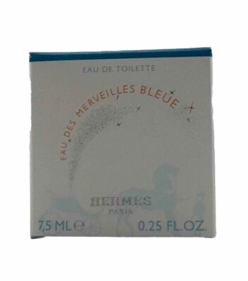 Eau des Merveilles Bleue Hermès Men Women Cologne Perfume 15ml