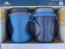 High Sierra 64oz Max-Hydrate Sport Jugs, 2-pack Blue