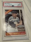 1966 Topps Mickey Mantle Signed PSA/DNA Good 2 W/9 Auto