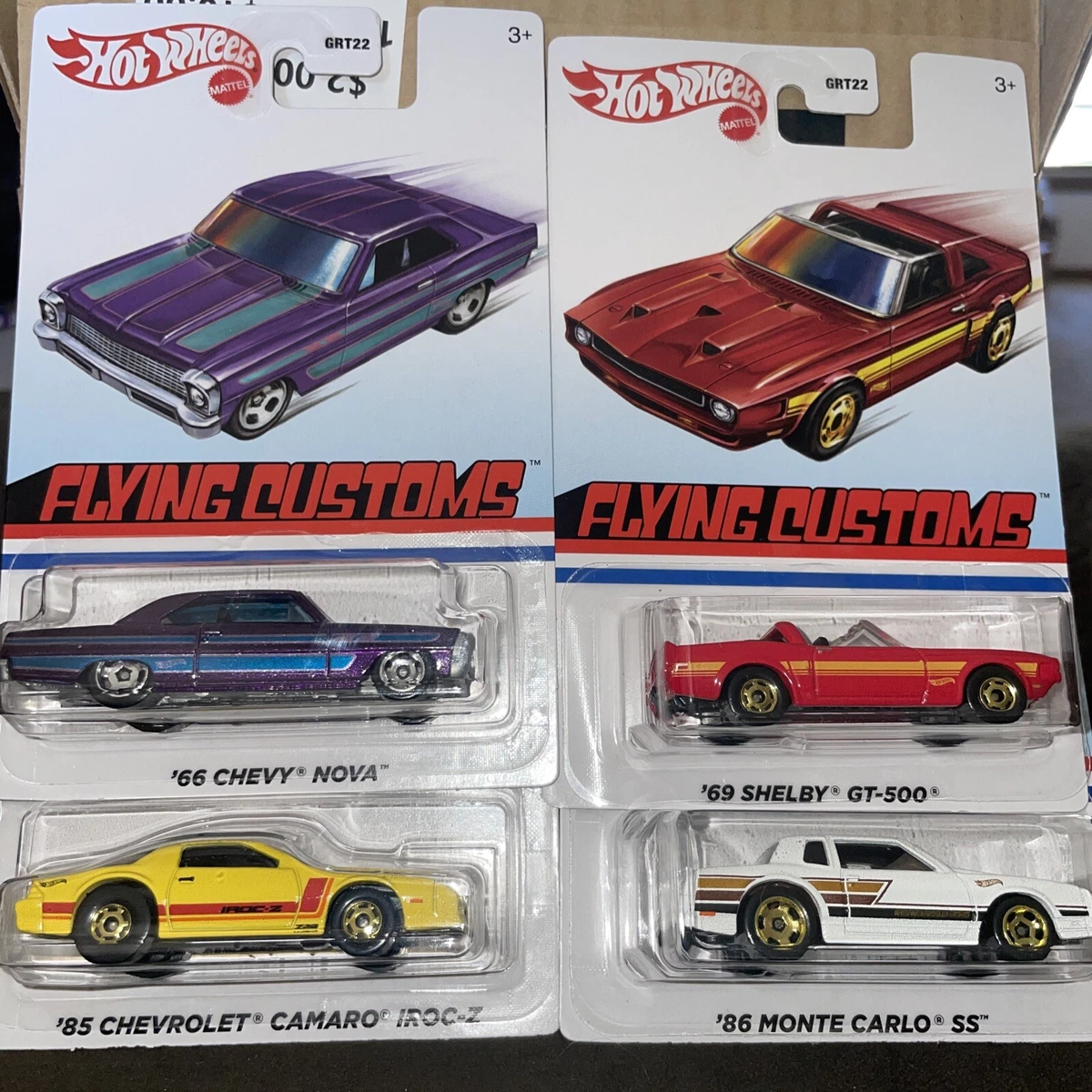 Hot Wheels 2022 Flying Customs Mix 1 Target Exclusive Set of 4