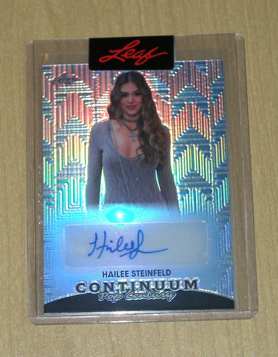 2023 Leaf Pop Century シムリウ 直筆サインカード 2023 Leaf Pop Century Continuum autograph auto BLUE Hailee