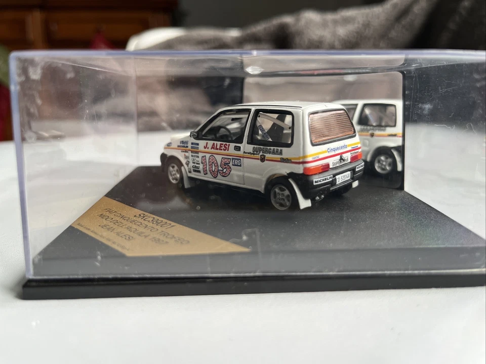 DE COLECCIÓN MUY RARO SKID FIAT 500 105 ALESI NIDO DELL’AQUILA 1:43 Ed. Limited #NE Foto 2 de 4