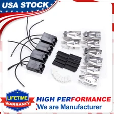 4 Universal Range Burner Receptacle Block Kit Stove 330031 5303935058 WB17T10006