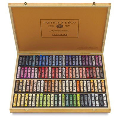 Sennelier Soft Pastels - Professionelle Künstlerpastelle - 100 Holzkisten Portrait