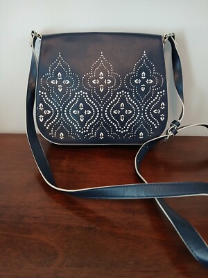 Signed Vera Bradley Navy Fabric  Leather Watch Vera Bradley | Accessories | Signed Vera Bradley Front And  main image 4