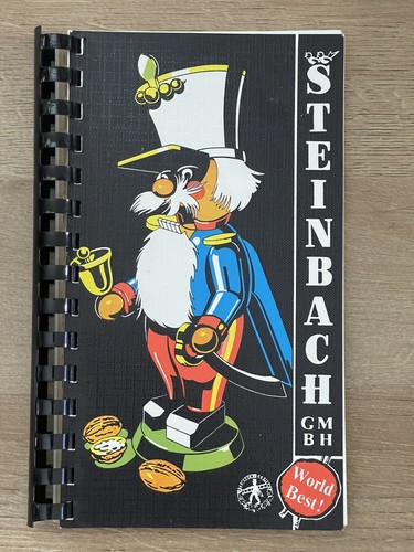 Vintage Steinbach Nussknacker Sammlerbuch West Germany GMBH SELTEN SCHWARZER EINBAND!