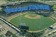 MODERN Postcard Municipal Stadium Kansas City, Missouri A219