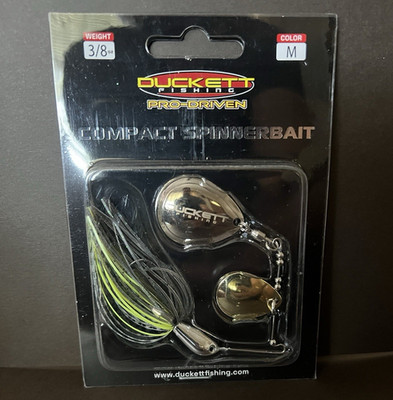 Duckett Fishing Pro-Driven Compact Spinnerbait M (Mouse) 3/8 oz Bass MXWSDC3/8