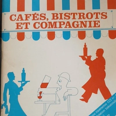 Cafés, bistrots et compagnie histoire illustré français couverture souple - Photo 1/4