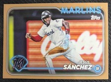 2024 Topps Jesus Sanchez #580 Gold 672/2024 Marlins