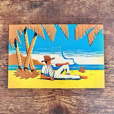 Don The Beachcomber- Donn's Escapism Postcard-Vintage Style - Greetings Tiki