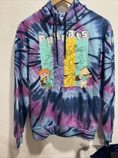 Rugrats Reptar Hoodie Sweat Shirt S Chocolate Candy Bar Turns Tongue Green