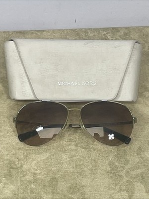 Michael Kors Chelsea Burgundy Gramercy Pilot Ladies Sunglasses MK1001 w Case