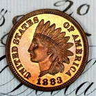 * 1883 * PRISTINE+ GEM PROOF INDIAN HEAD PENNY * FROM ORIGINAL COLLECTION