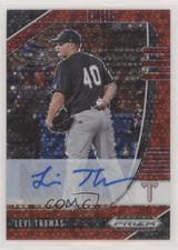 2020 Panini Prizm Draft Picks Red Donut Circle 7/99 Levi Thomas #PDP109 Auto o8g