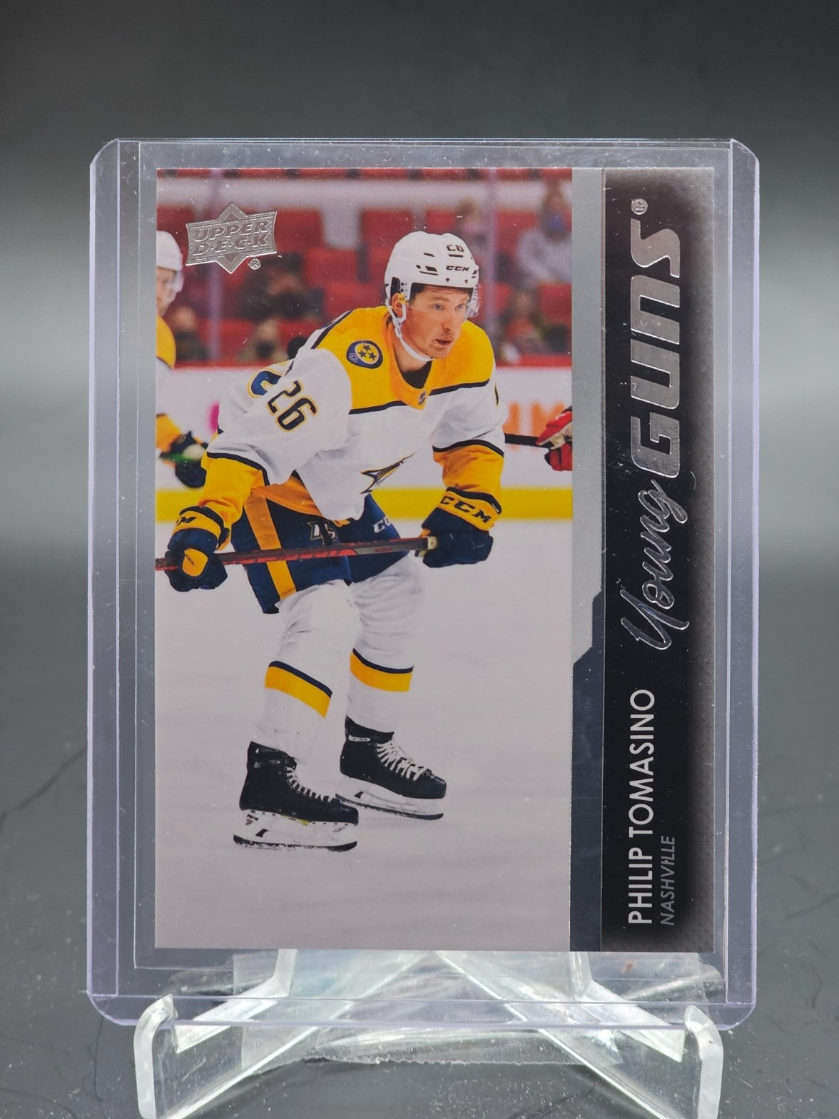 PHILIP TOMASINO 2021-22 UD SERIES 2 YOUNG GUNS ROOKIE #454 PREDATORS Q0107